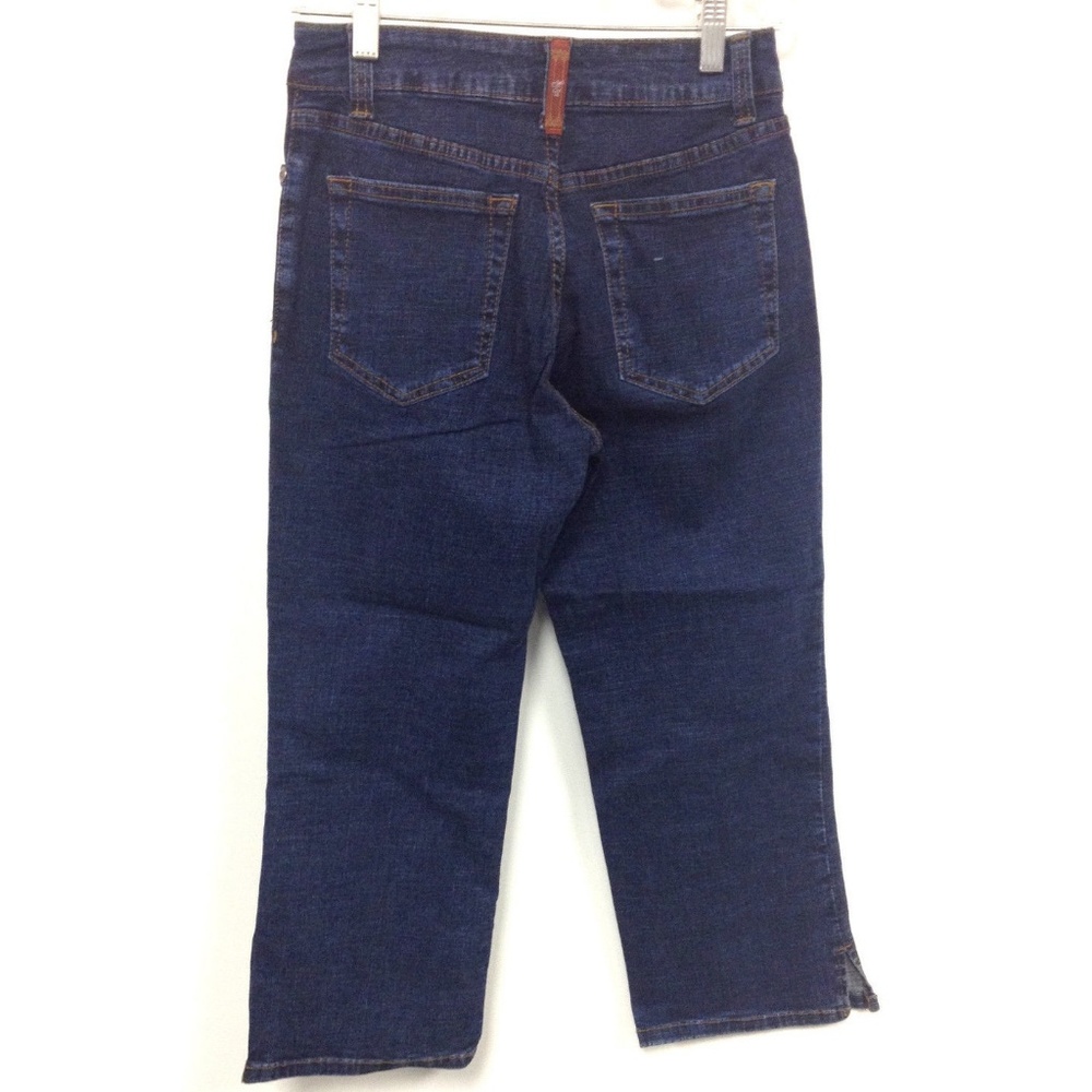 😀 NWT Womens Size 2 or 12 Makers USA Stretch Denim Cropped Capri Pant Jeans NEW - Picture 2 of 2